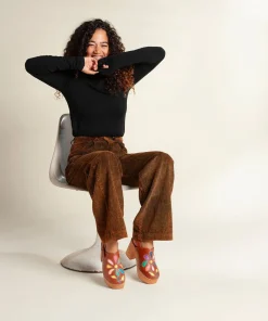 Best Bonnie In Whiskey Floral Women Platforms