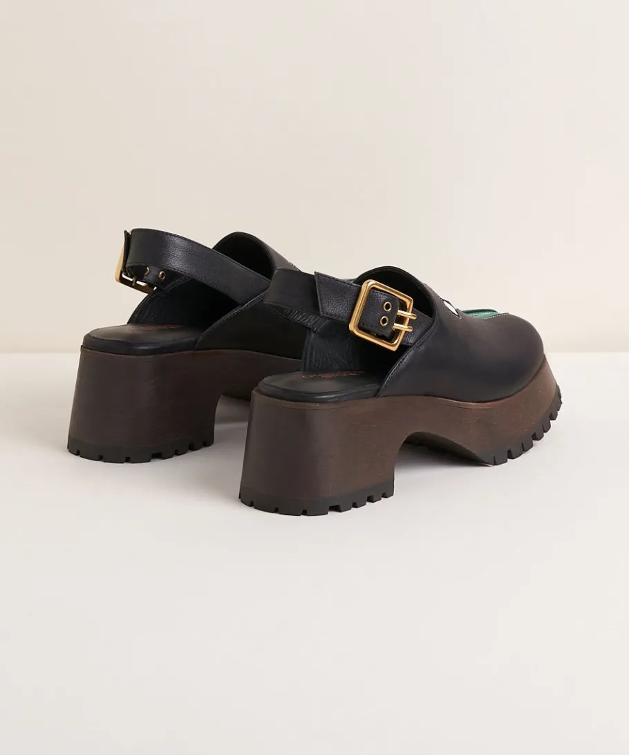 Discount Darren In Black Tulip Women Clogs