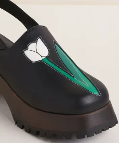 Darren In Black Tulip Women Platforms