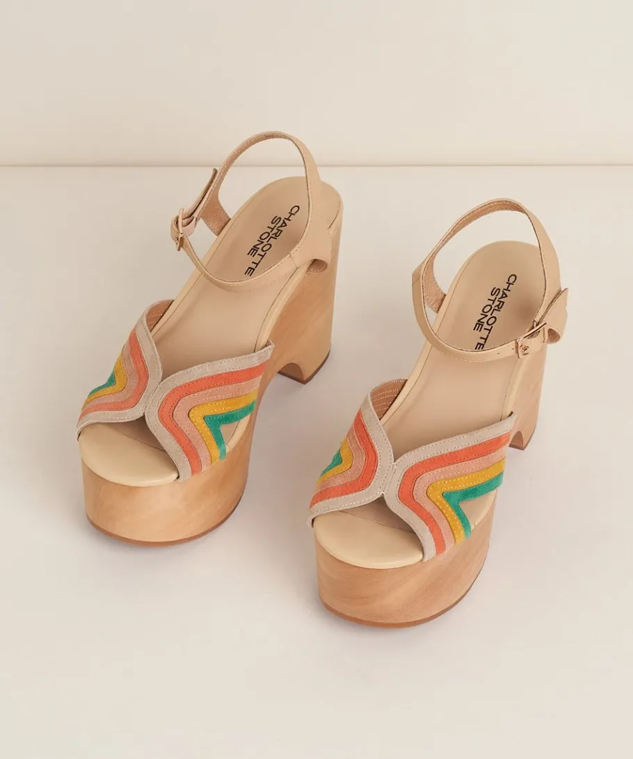 Outlet Donna In Rainbow Women Platforms