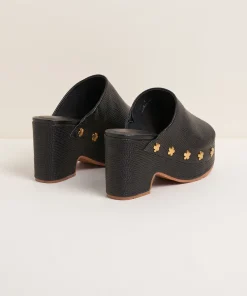 Hot Ellery In Black Flower Women Platforms
