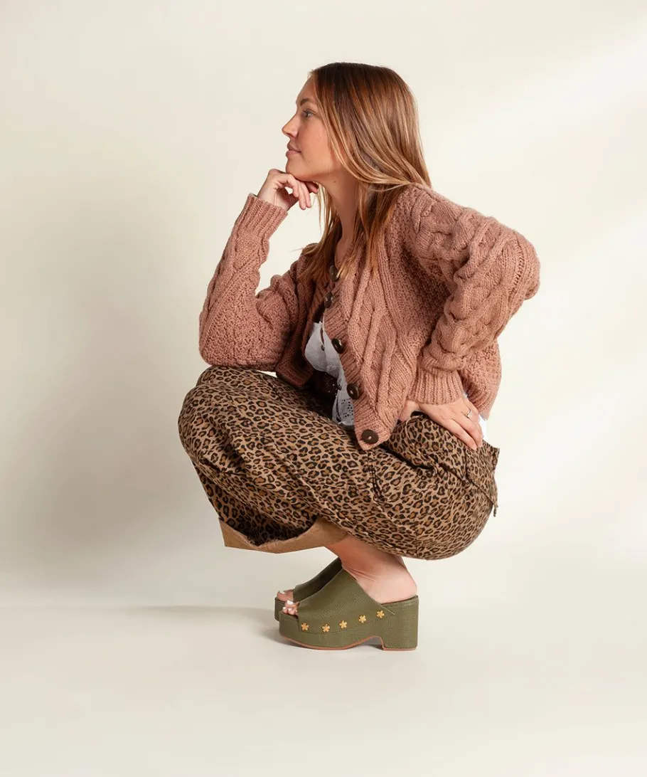 Discount Ellery In Khaki Flower Women Platforms