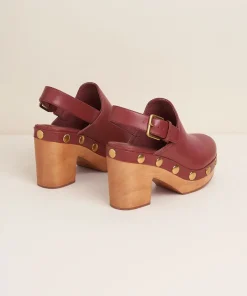 Outlet Hari In Merlot Stud Women Platforms