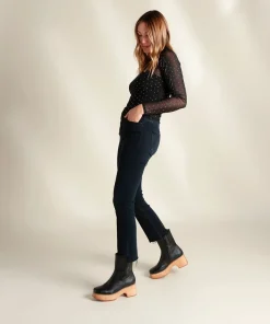 Outlet Isla In Black Tejus Women Clogs