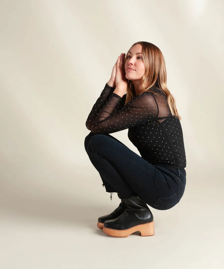 Hot Isla In Black Tejus Women Boots