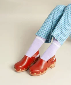 Jona In Sienna Stud Women Clogs