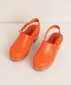 Online Jona In Tangerine Flower Women Clogs