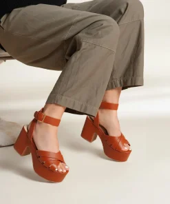 Outlet Judd In Tobacco Women Platforms