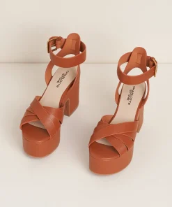 Outlet Judd In Tobacco Women Platforms