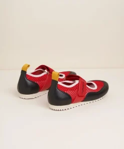 New Mable In Begonia Black Women Sneakers