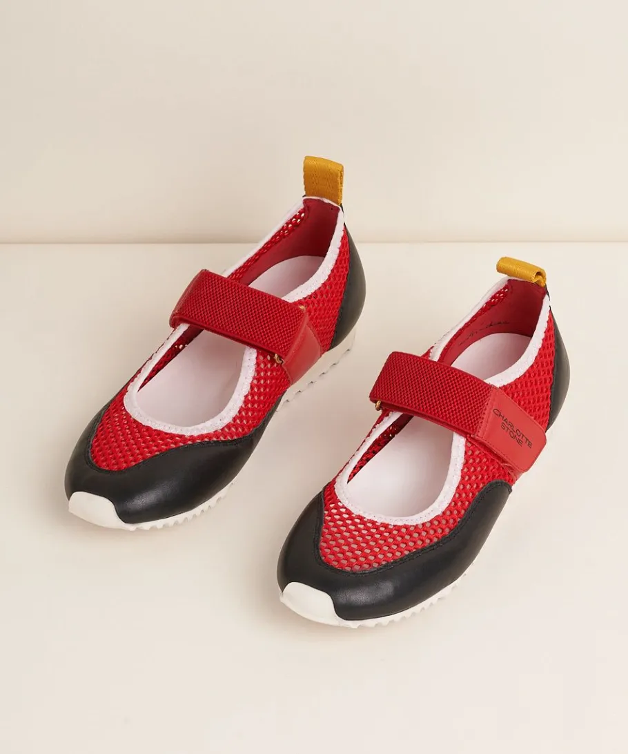 Outlet Mable In Begonia Black Women Flats