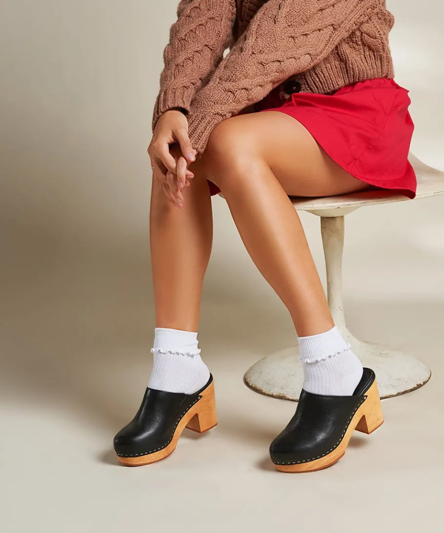 New Marlo In Black Women Clogs
