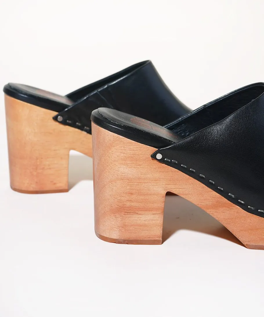 New Marlo In Black Women Clogs