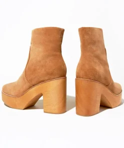 Outlet Paz In Camel Women Platforms