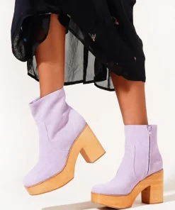 Clearance Paz In Lilac Women Boots