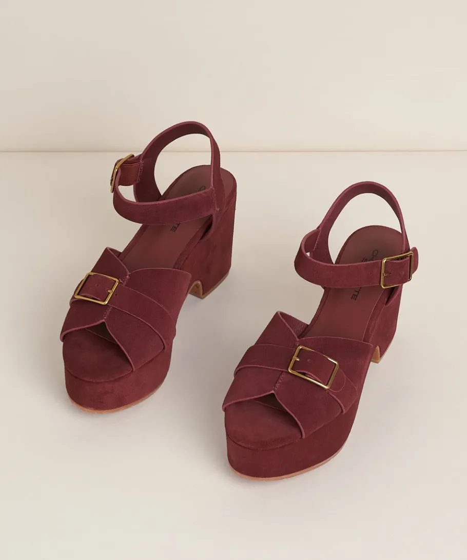 Outlet Raf In Merlot Women Platforms