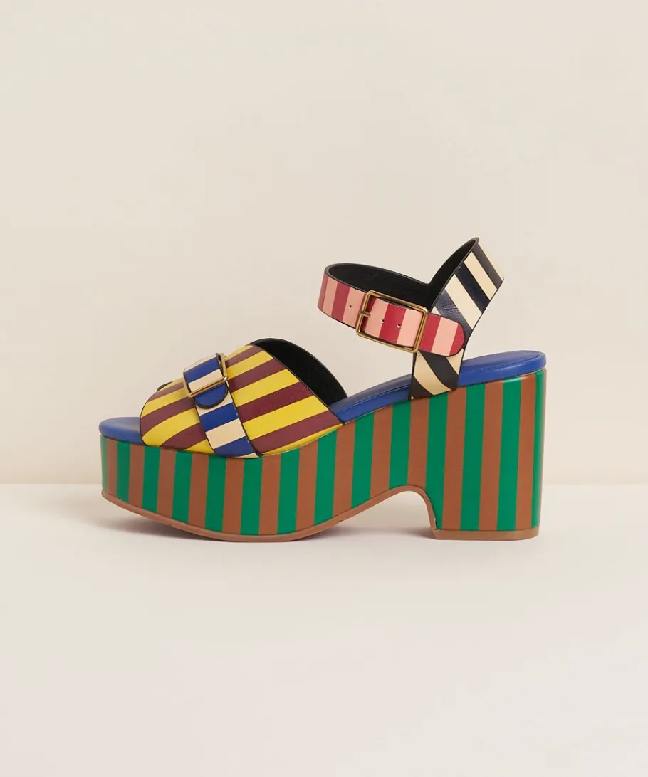 Best Raf In Stripe Women Platforms
