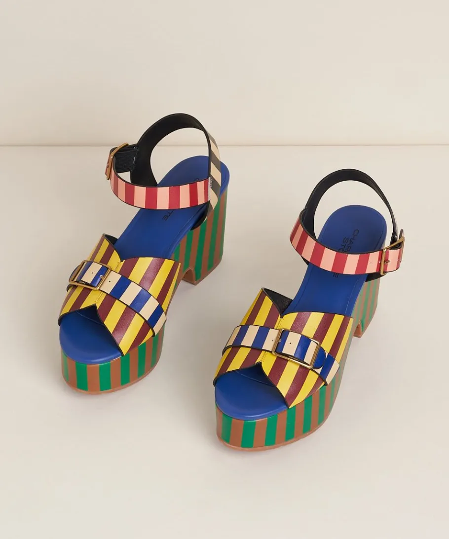 Best Raf In Stripe Women Platforms