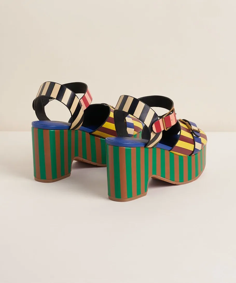 Best Raf In Stripe Women Platforms