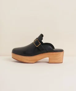 Clearance Sam In Black Women Clogs
